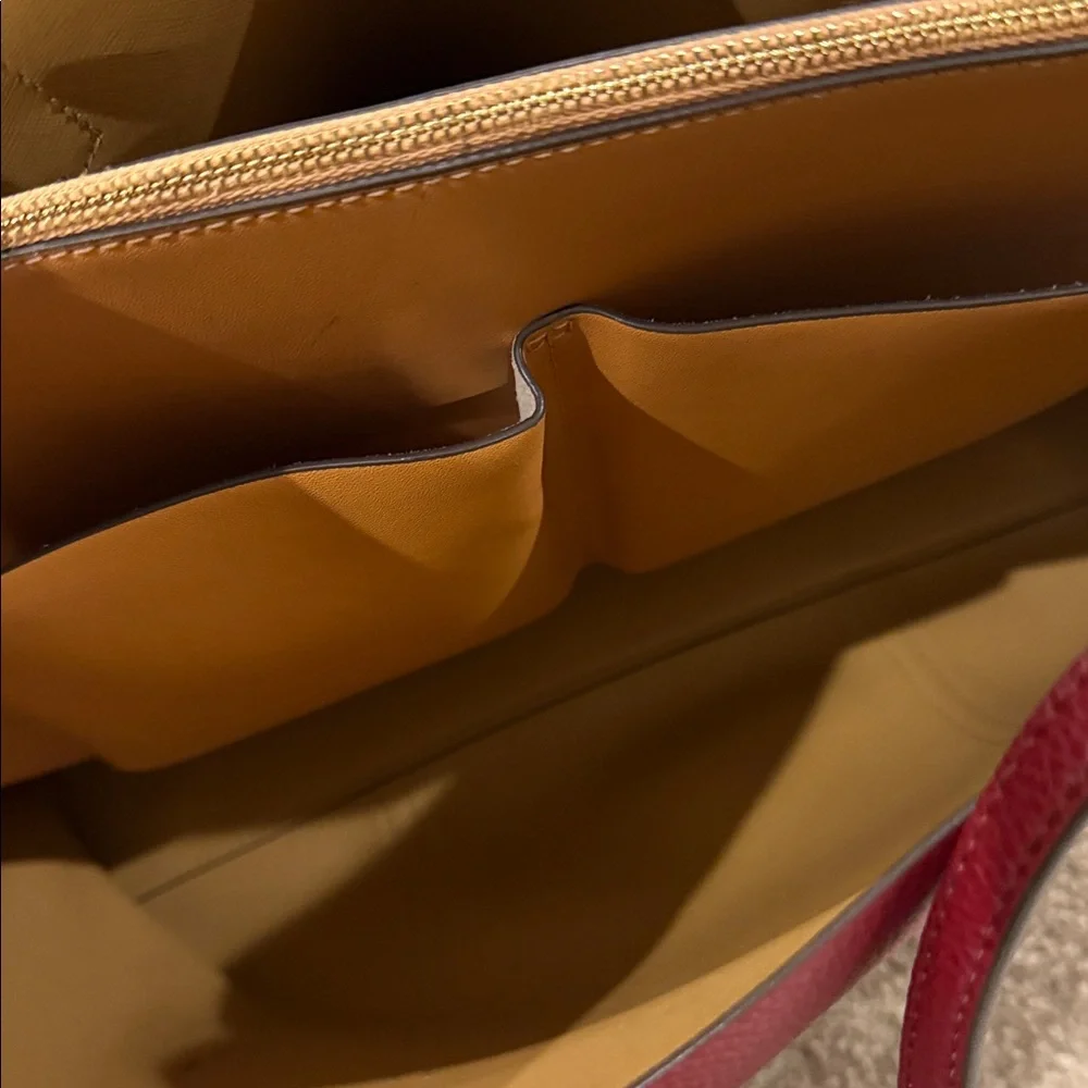 Tory Burch Red Leather Tote Bag ❤️